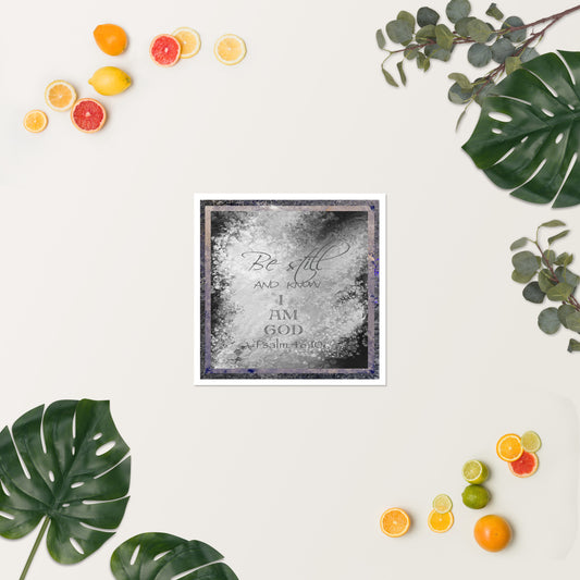 Photo paper poster