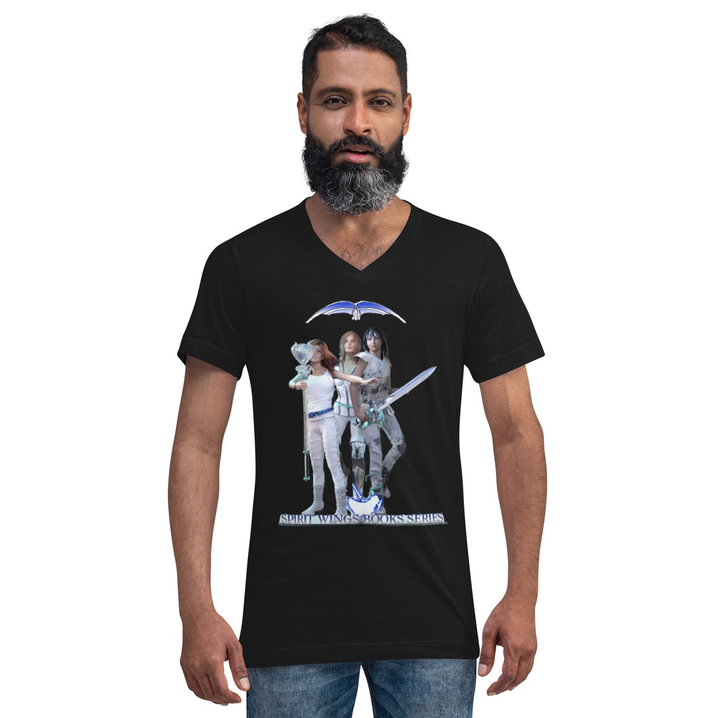 Unisex Short Sleeve V-Neck T-Shirt