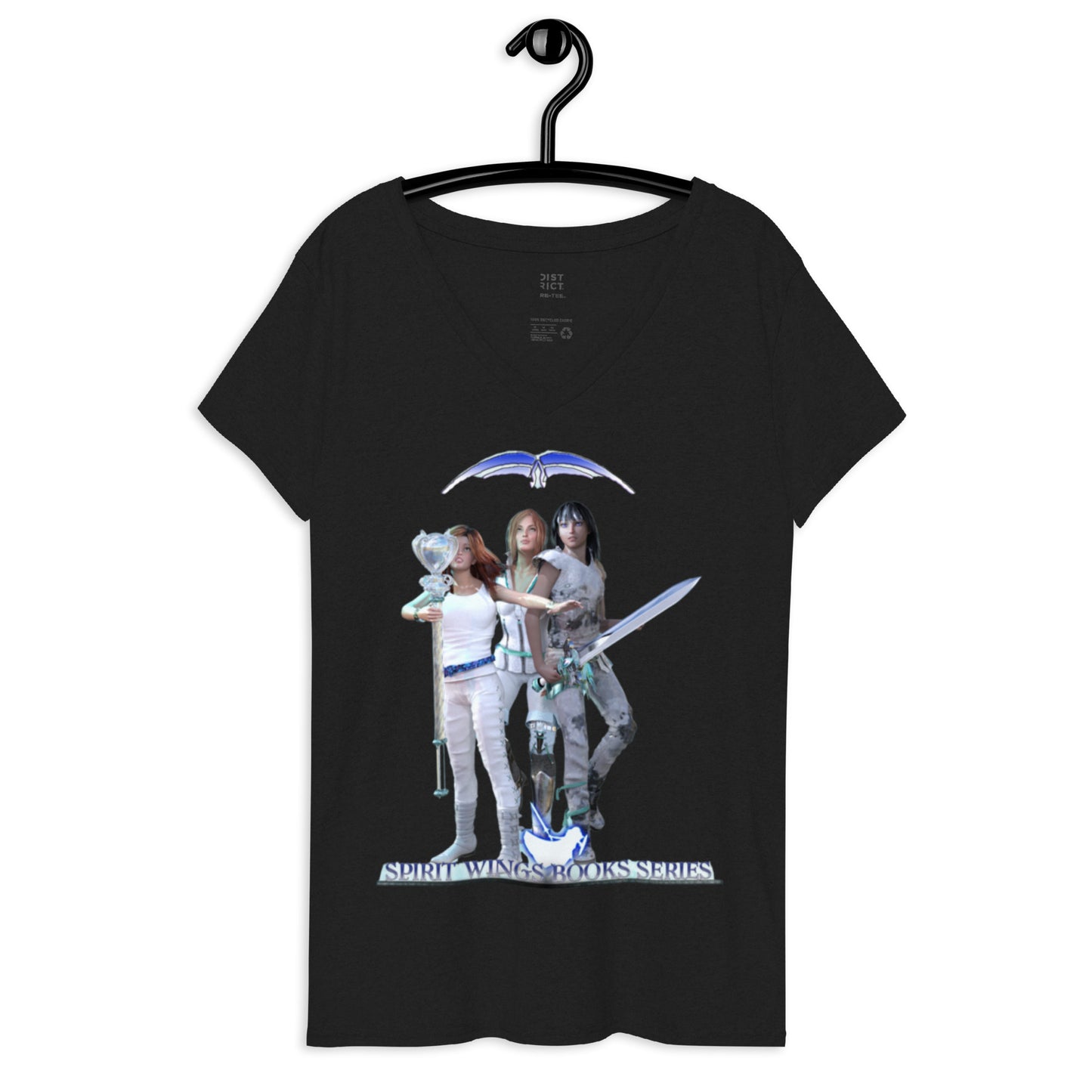 Women’s recycled v-neck t-shirt