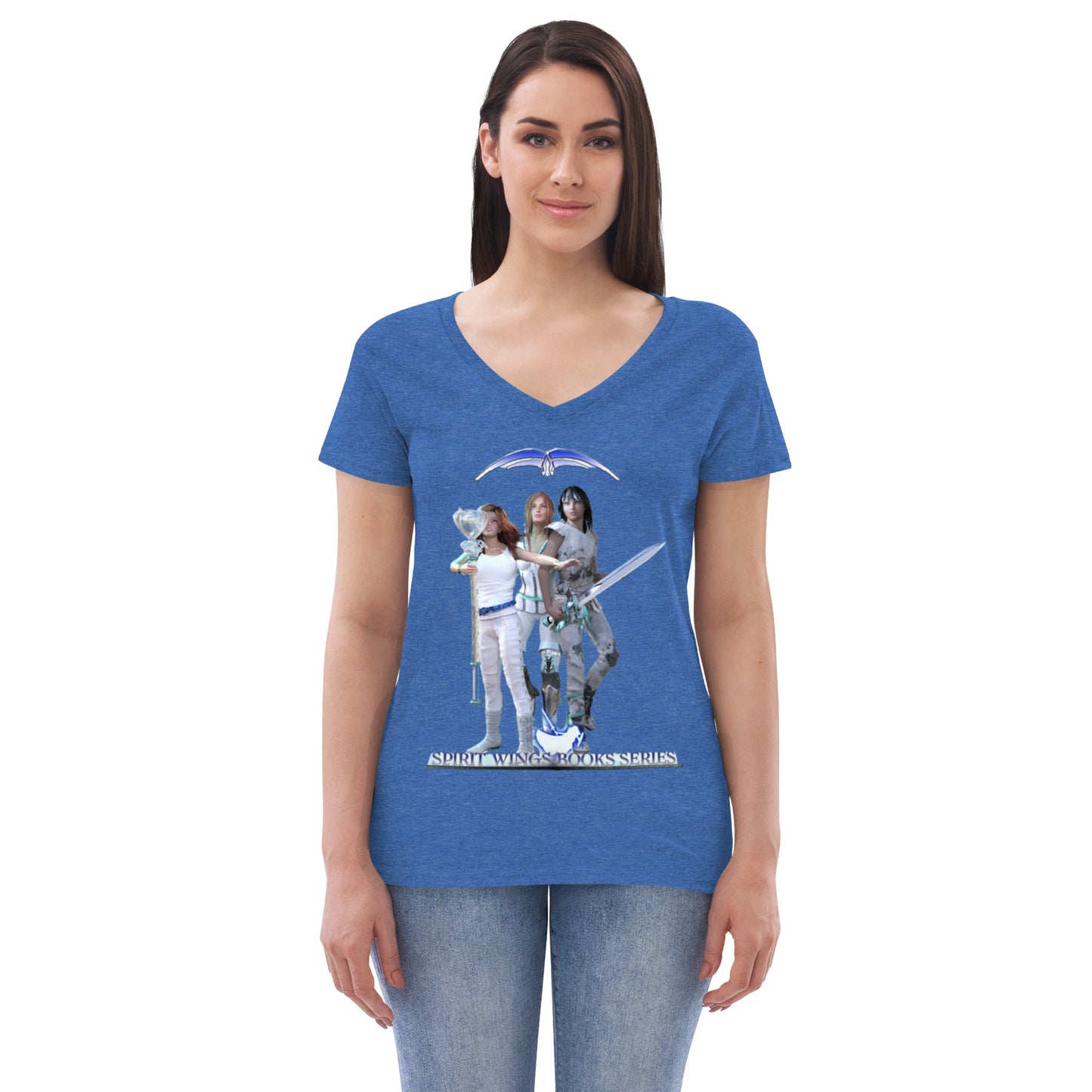 Women’s recycled v-neck t-shirt